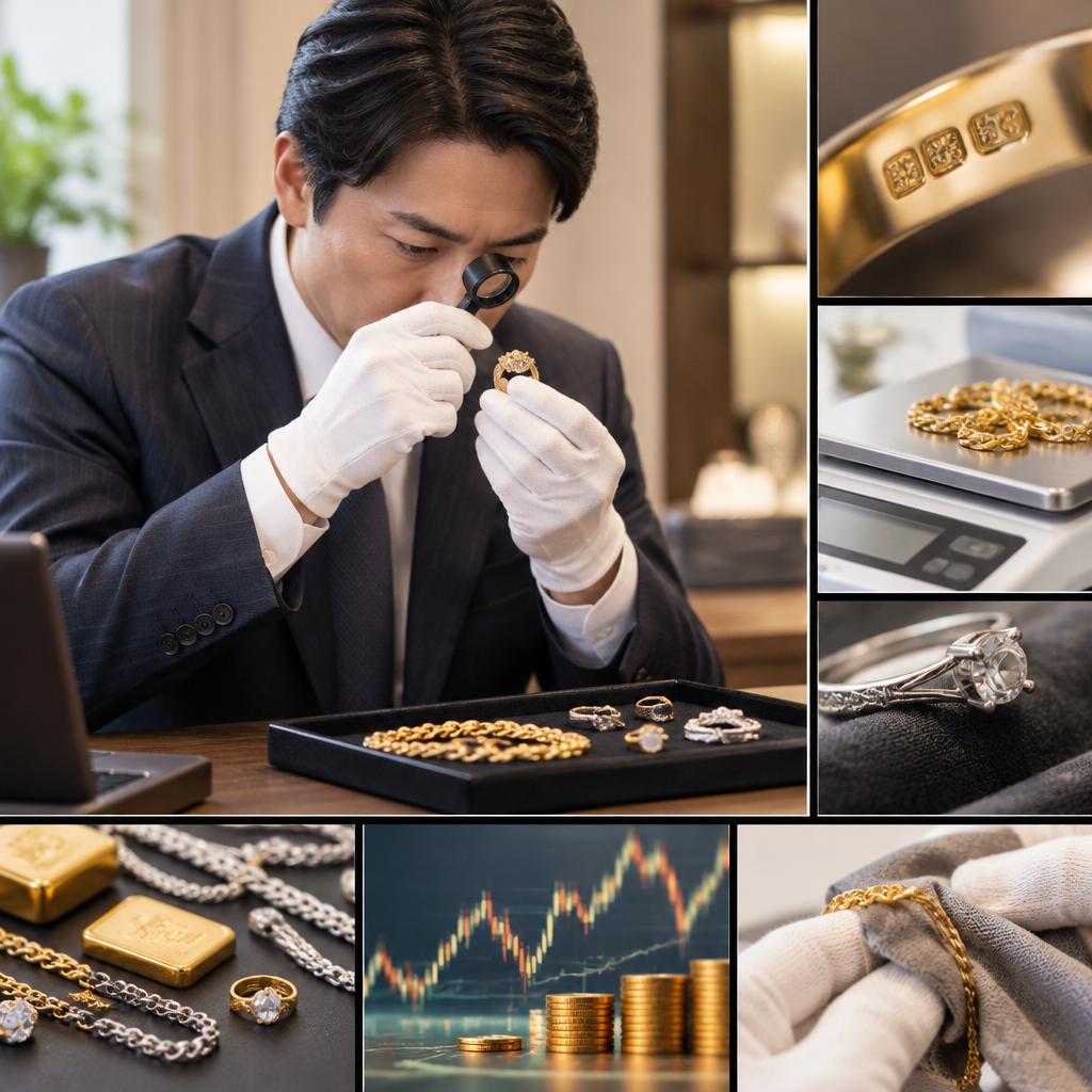 金・プラチナの価値を、一点ずつ丁寧に見極めます