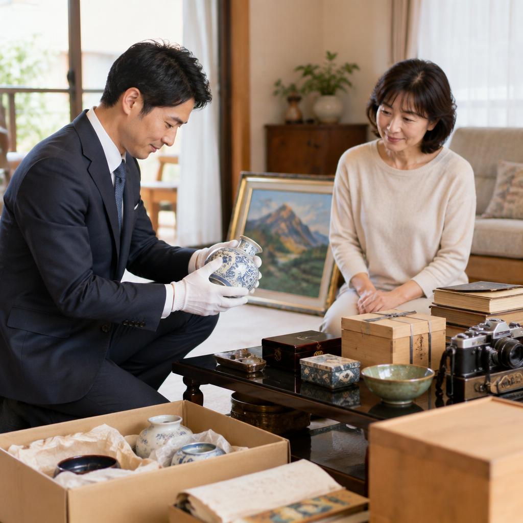 お店へ行く時間がなくても、出張買取でご自宅へ